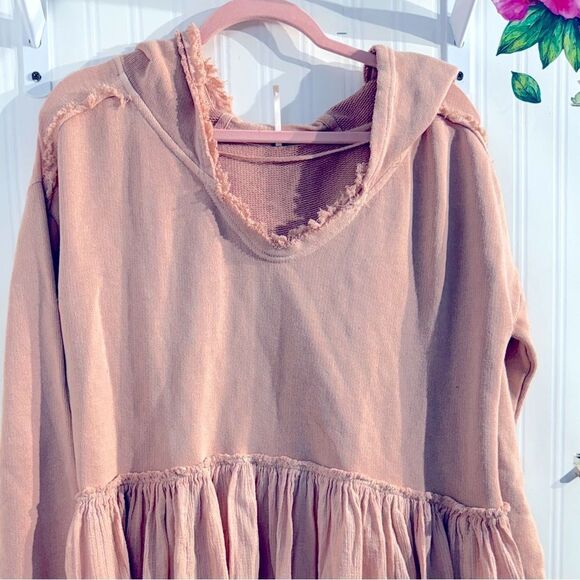 Free People Summer Dreams Hoodie Pullover size Small - Picture 3 of 10